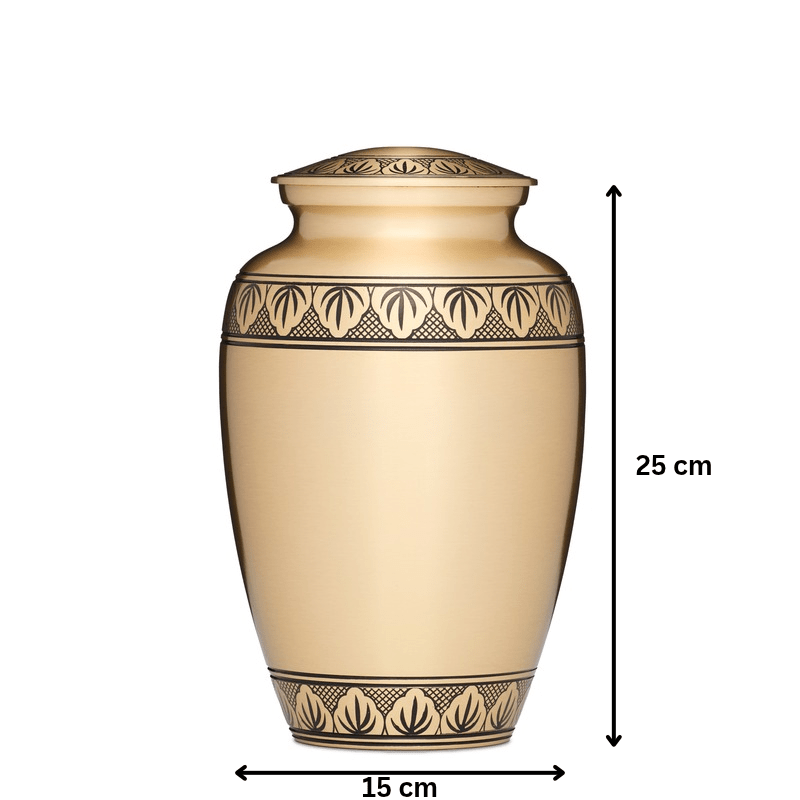 Apollo Golden Brass Urn - PREMIUM URNS