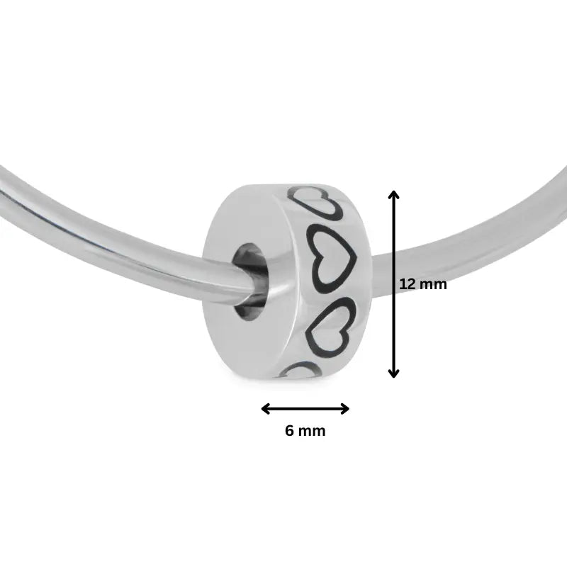 Baby Hearts Bead - 925 Silver - PREMIUM URNS