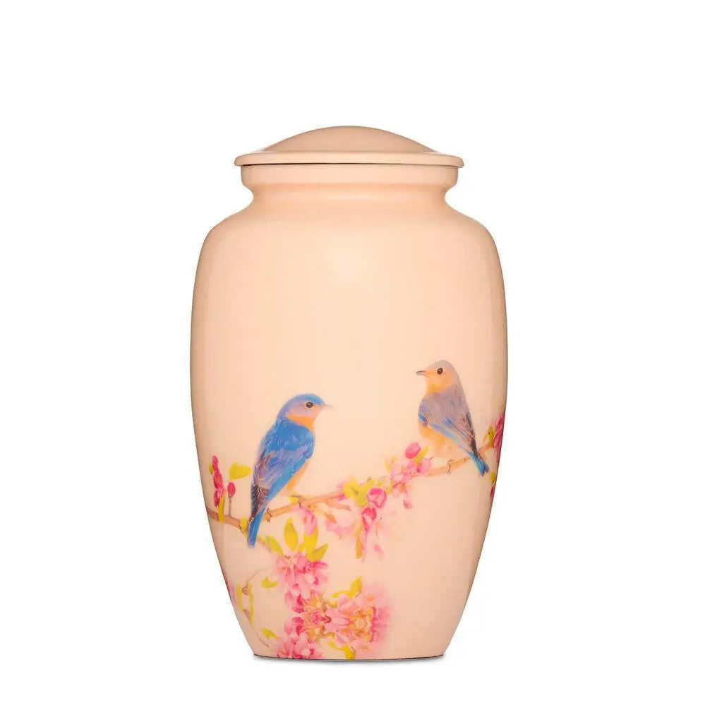 Birds with Blossom Urn - PREMIUM URNS