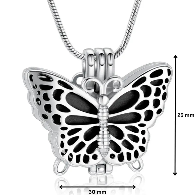 Butterfly Urn Pendant Black - PREMIUM URNS