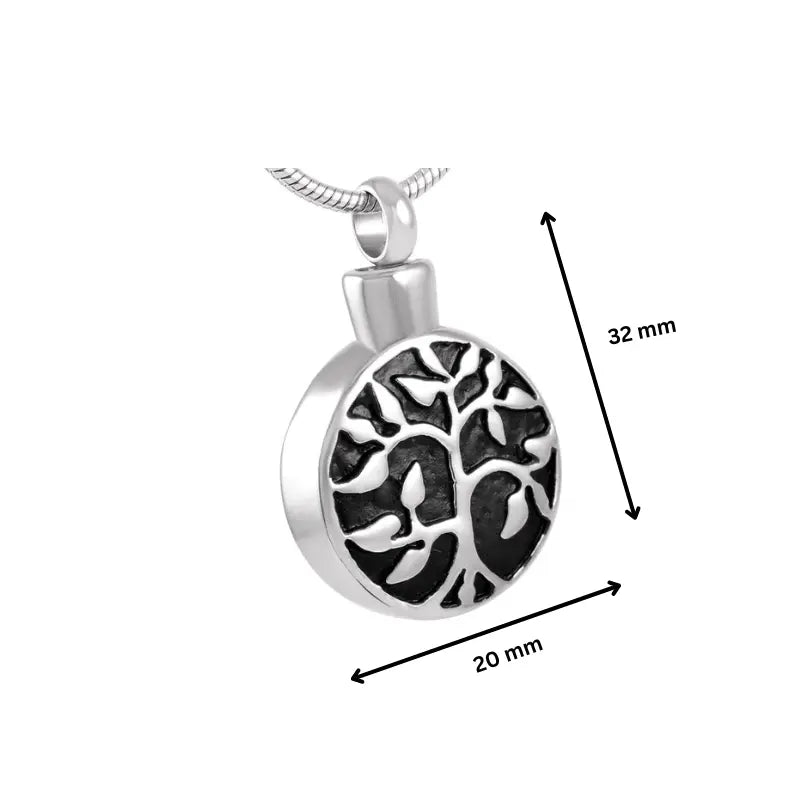 Circular Tree of Life Pendant - PREMIUM URNS