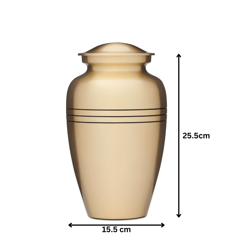 Classic Brass Urn - Adult - PREMIUM URNS