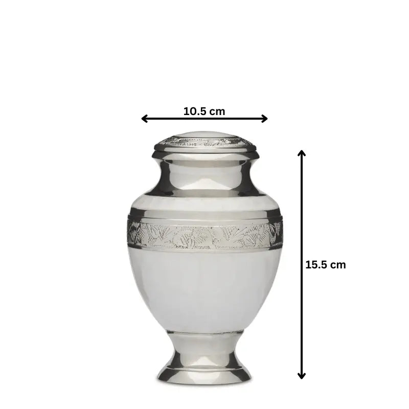 Elegant White Medium - PREMIUM URNS