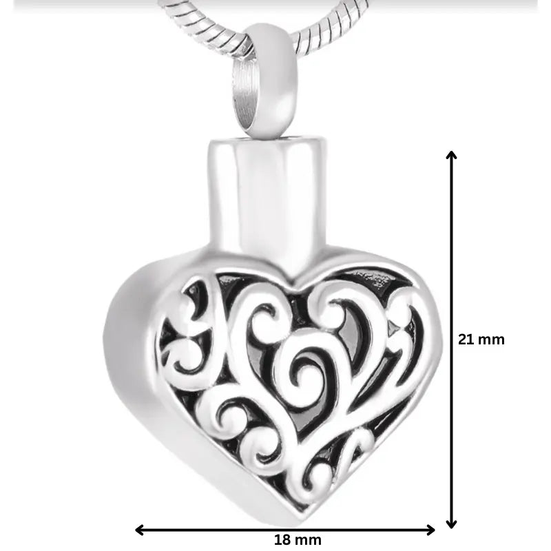 Filigree Heart - PREMIUM URNS