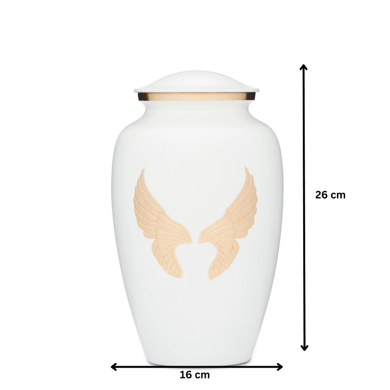 Gold Angel Wings Urn - PREMIUM URNS