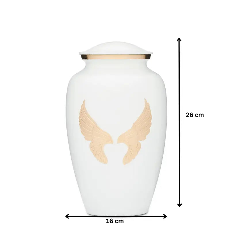 Gold Angel Wings Urn - PREMIUM URNS