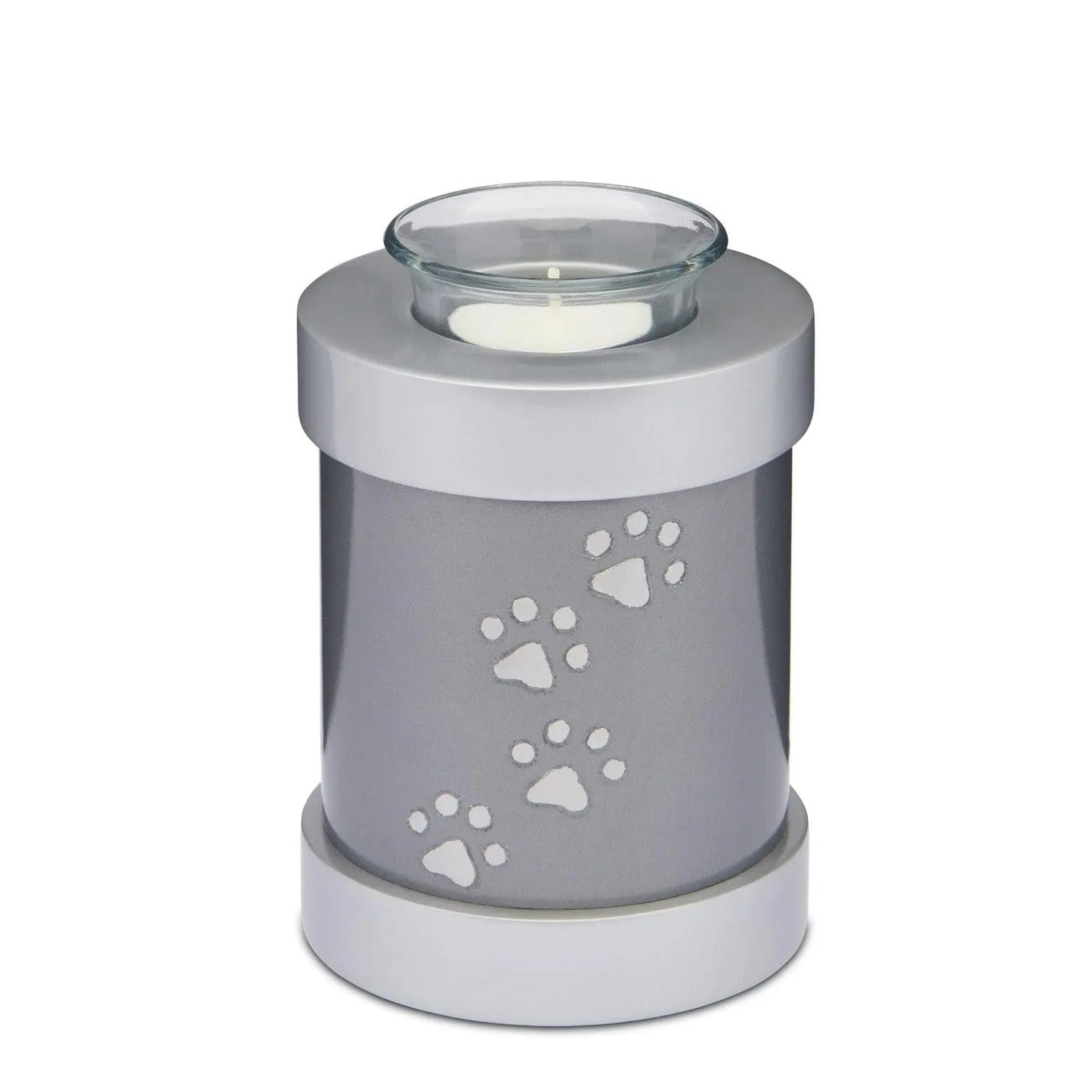 Grey Paws to Heaven Tealight Urn - PREMIUM URNS