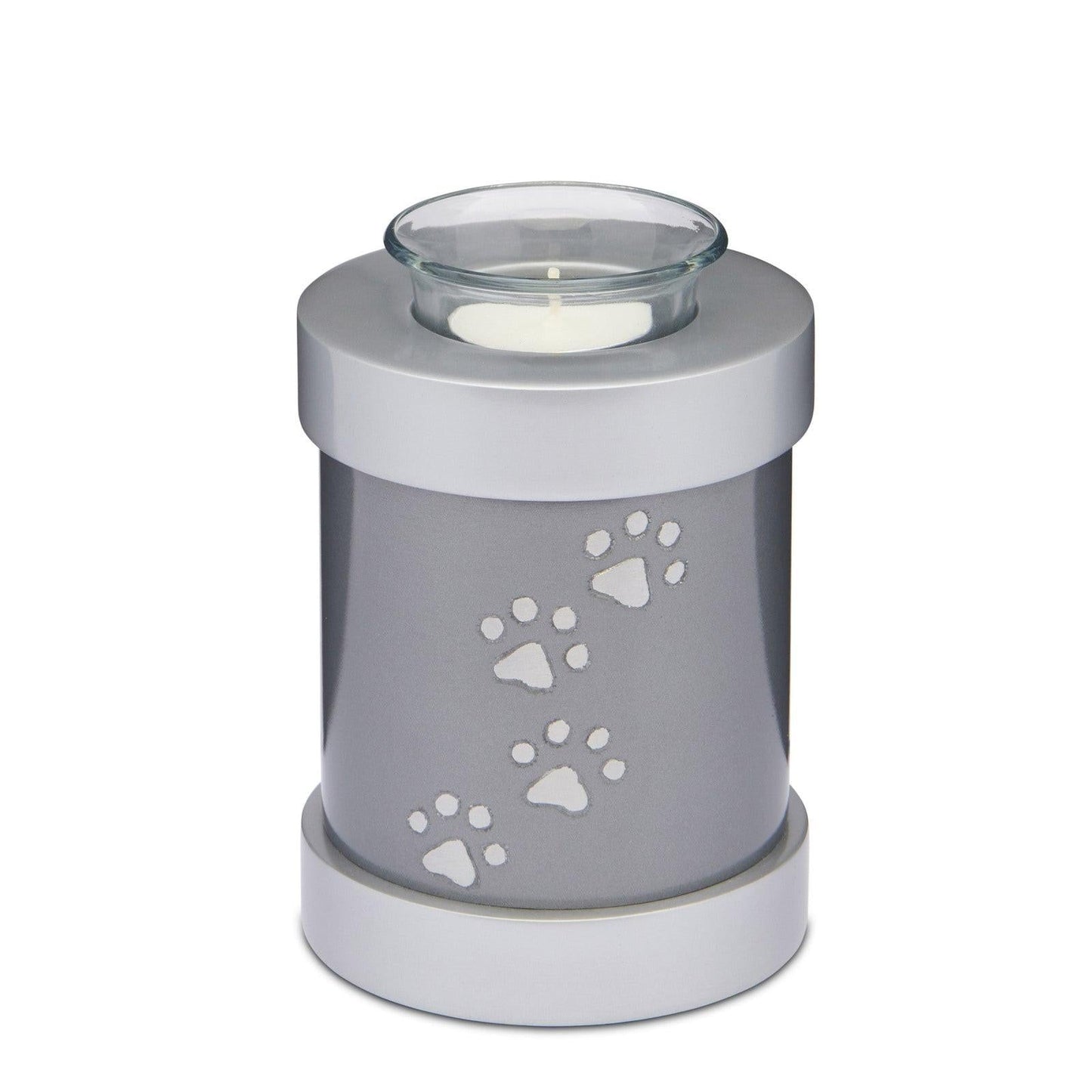 Grey Paws to Heaven Tealight Urn - PREMIUM URNS