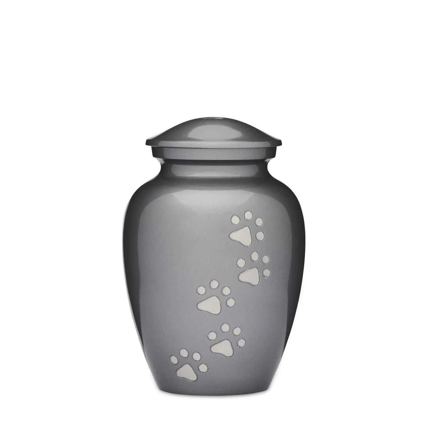 Grey Paws to Heaven Urn 7" - PREMIUM URNS