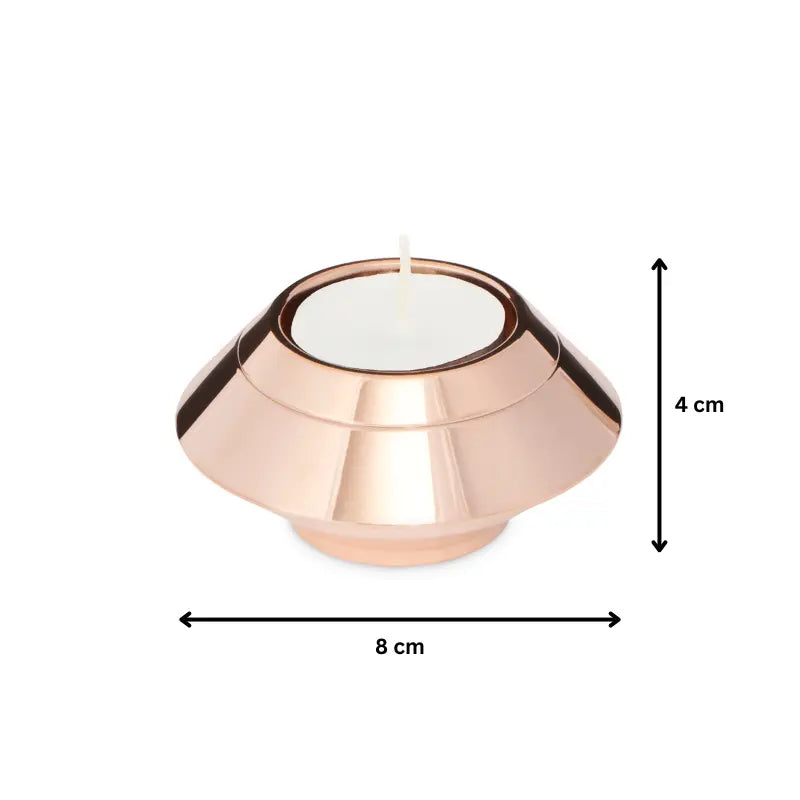 Keepsake Candle Urn Rose Gold Tone - PREMIUM URNS