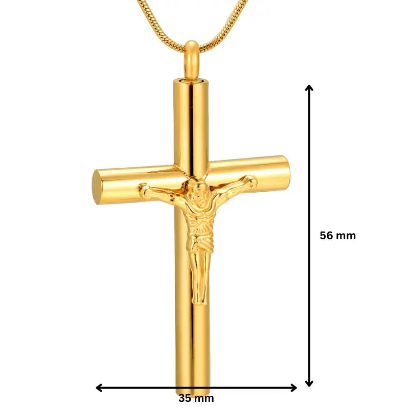 Large Jesus on Cross Pendant - PREMIUM URNS