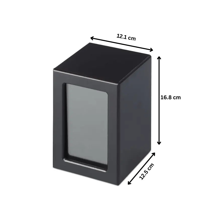 Mahogany Veneer Photo Urn - Large - PREMIUM URNS