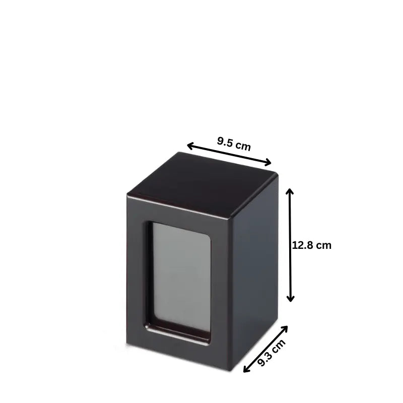 Mahogany Veneer Photo Urn - Small - PREMIUM URNS