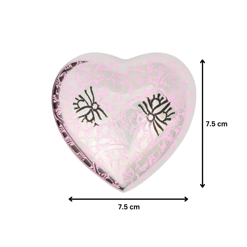 Pink Butterfly Heart Keepsake - PREMIUM URNS
