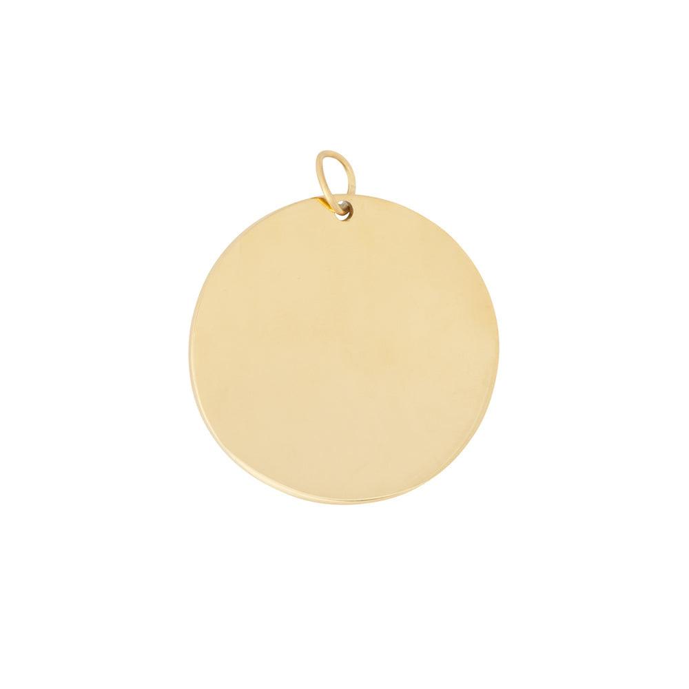 Round Name Tag Gold - PREMIUM URNS
