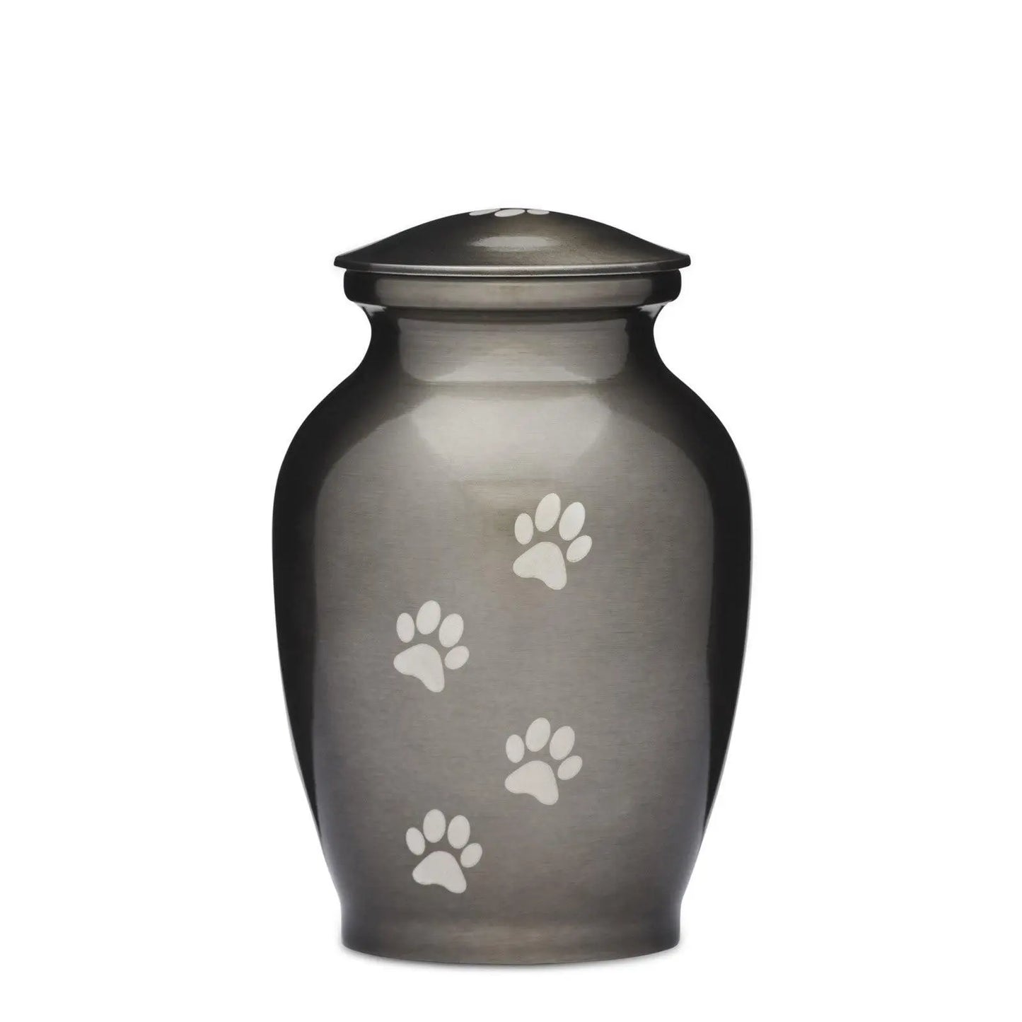 Silver Paws Alloy Urn - 7" - PREMIUM URNS