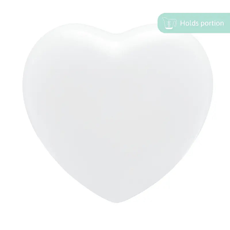 White Enamel Large Heart Urn - PREMIUM URNS