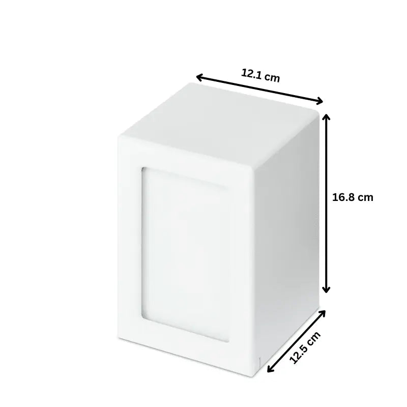 White Photo Urn - Large - PREMIUM URNS
