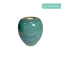 Ceramic Medium Candle Urn - Earth