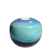 Ceramic Large Candle Urn - Water 3.1L