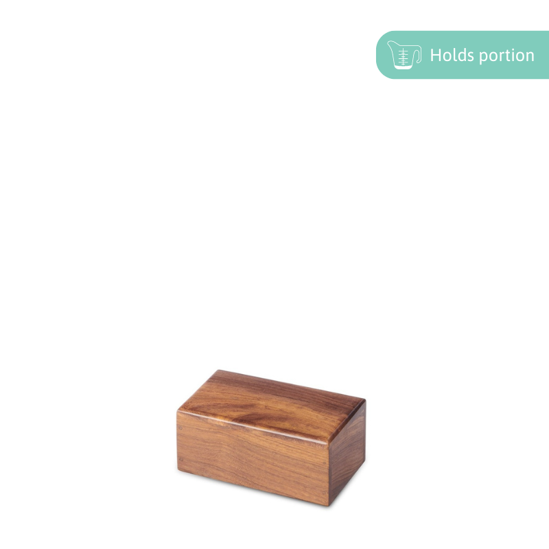 Compact Wooden Urn for Cherished Memories