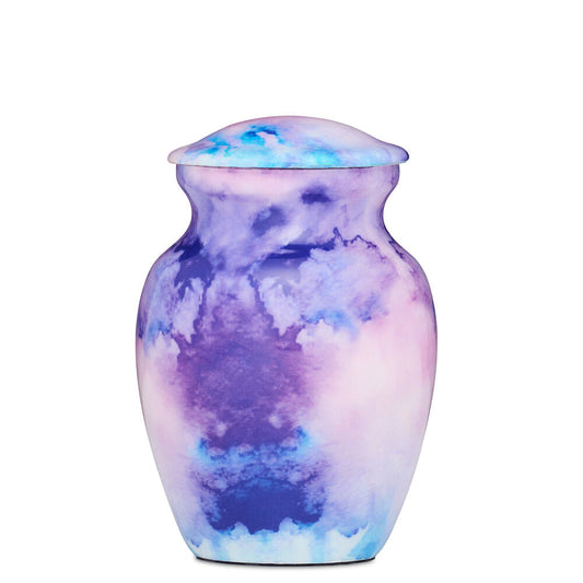Secure and Elegant: Purple Memorial Urn