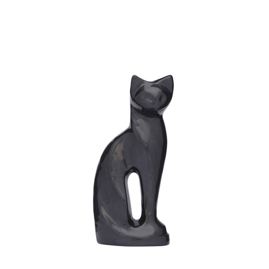 Slate Cat Statue: Crafted for Pet Memories
