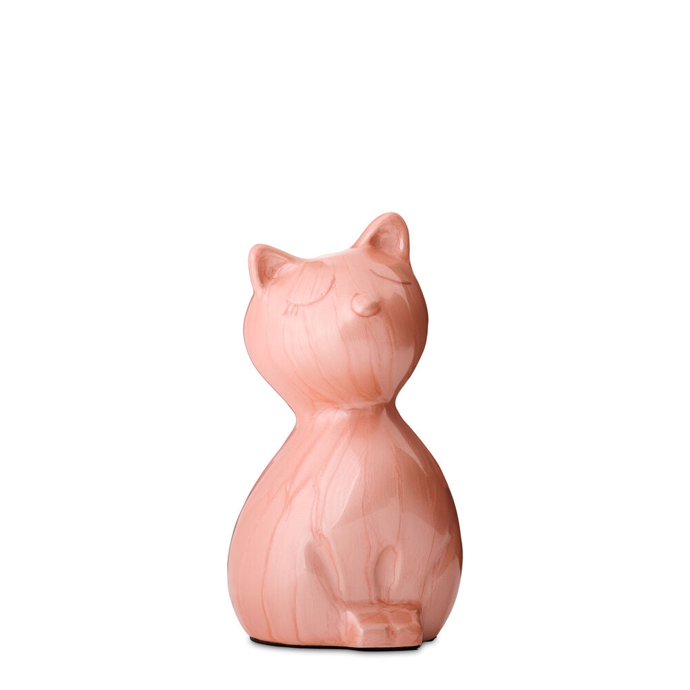 Unique Cat Urn: Kitty Cat Peach Edition