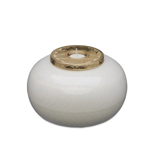 Artisan-Crafted Brass Urn: Serenity & Style - PREMIUM URNS