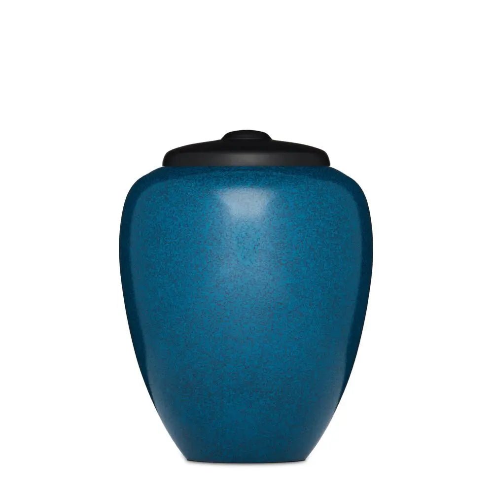 Artisan Touch: Mottled Blue Urns - PREMIUM URNS