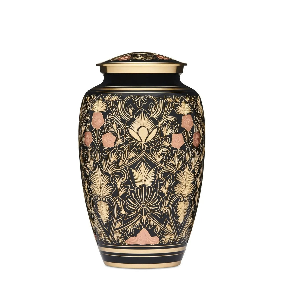 Artistic Craftsmanship: Copper Flowers Urn - PREMIUM URNS