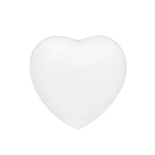 Durable Brass White Heart Urn - PREMIUM URNS