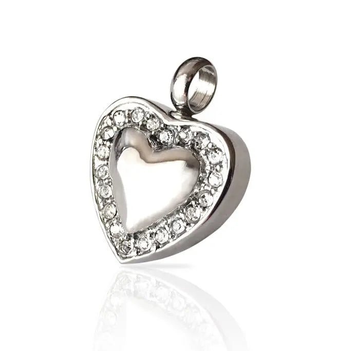 Elegant Silver Pendant: Hold Memories Close - PREMIUM URNS
