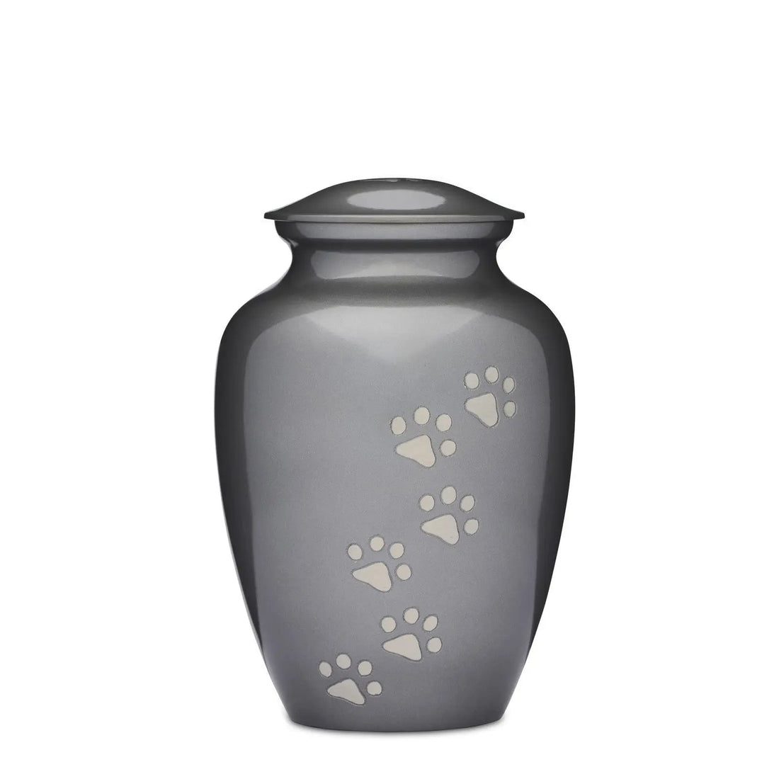 Forever in Memory: Grey Paws to Heaven Urn - PREMIUM URNS
