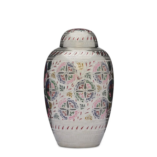Handcrafted Dometop Lattice Urn: Unique Artistry - PREMIUM URNS