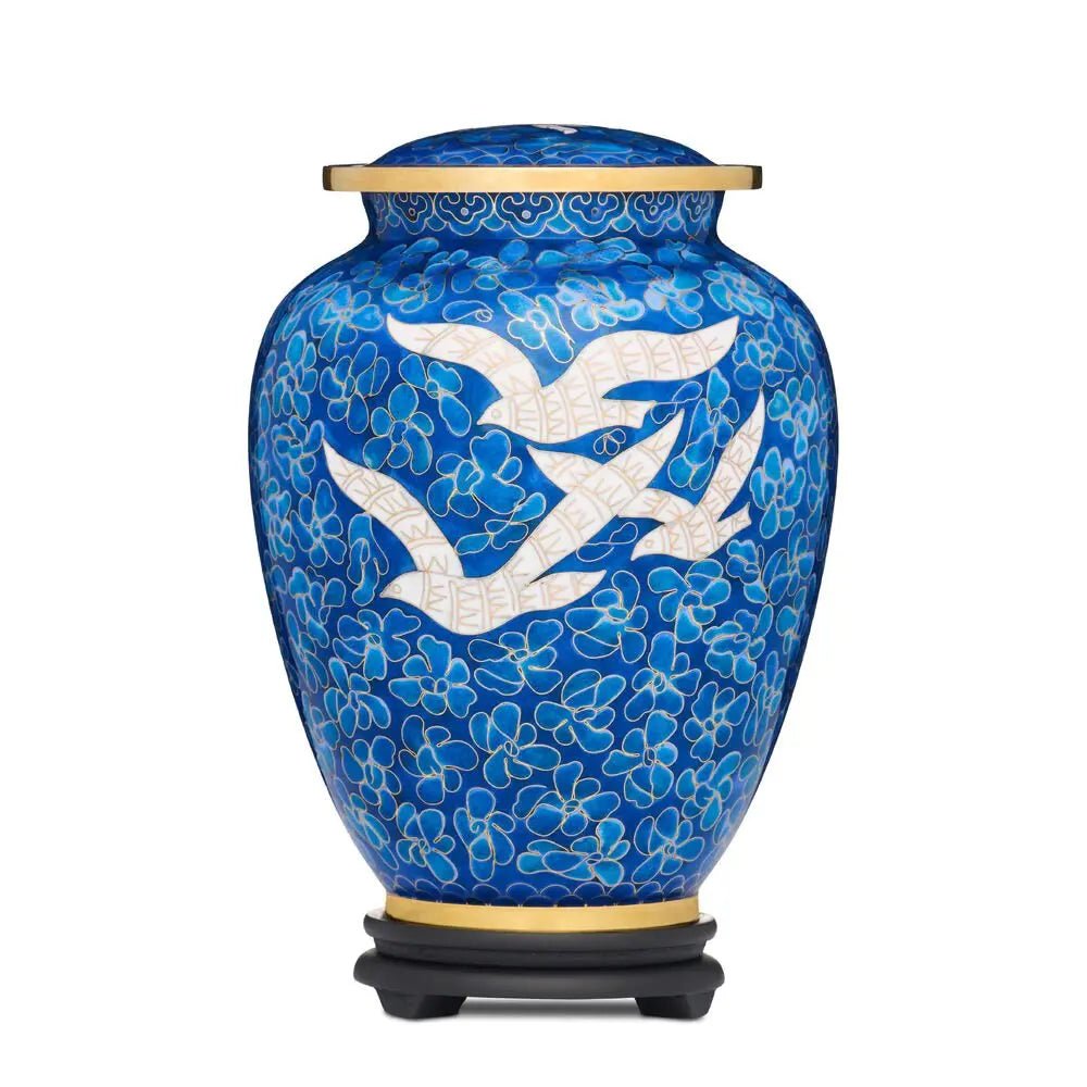 Honor with Art: Cloisonne Cremation Urn - PREMIUM URNS