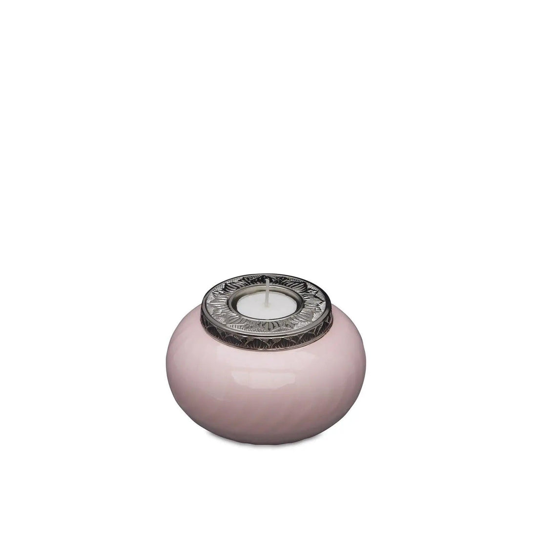 How the Pink and Silver Candle Urn Keepsake Creates Lasting Memories with Urns Cremation Jewellery and Memorials from Premium Urns by Caskets Direct at Funeral Homes - PREMIUM URNS