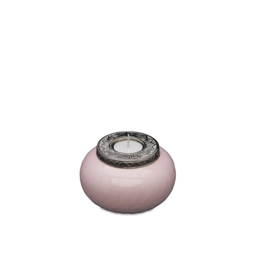 How the Pink and Silver Candle Urn Keepsake Creates Lasting Memories with Urns Cremation Jewellery and Memorials from Premium Urns by Caskets Direct at Funeral Homes - PREMIUM URNS