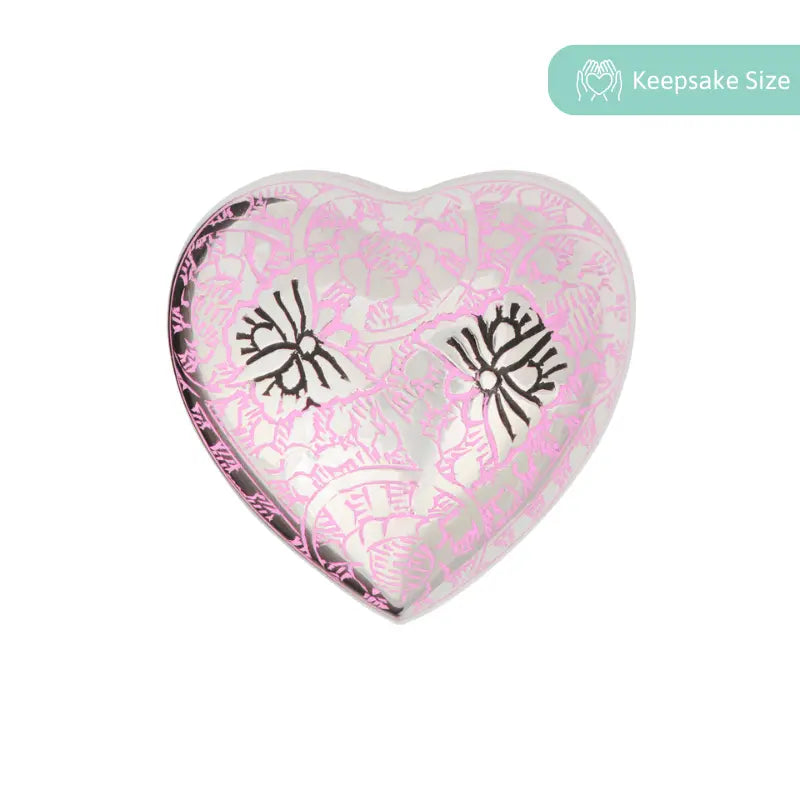 Intricate Pink Butterfly Urn Design - PREMIUM URNS