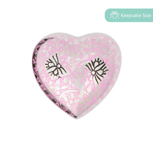 Intricate Pink Butterfly Urn Design - PREMIUM URNS