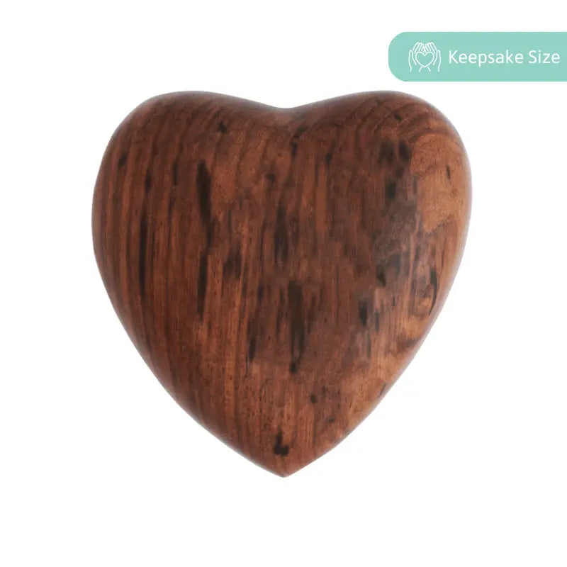 Secure Your Memories in Wooden Heart Keepsake - PREMIUM URNS