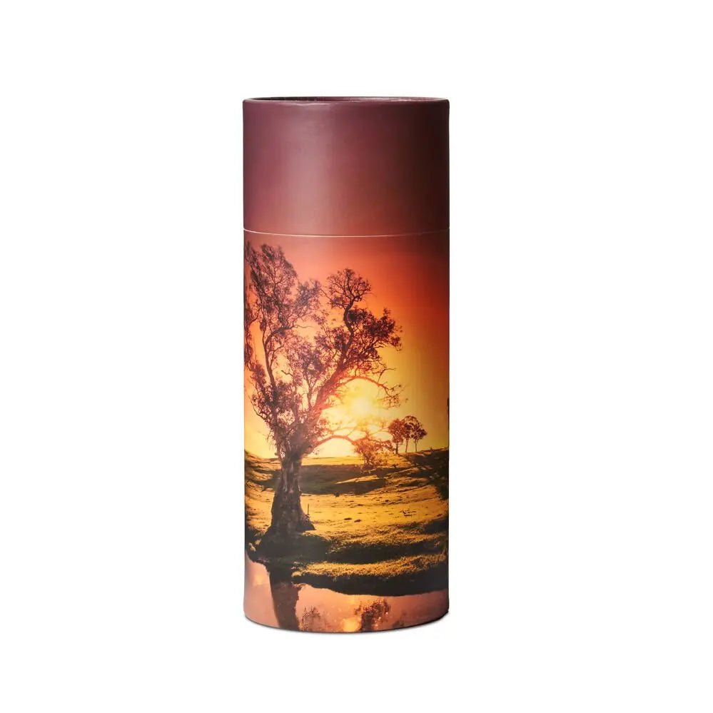 Serene Goodbyes with Sunset Scattering Urn - PREMIUM URNS
