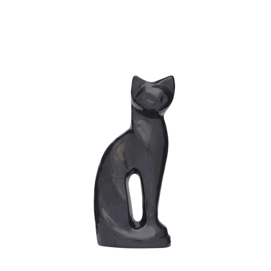 Slate Cat Statue: Crafted for Pet Memories - PREMIUM URNS