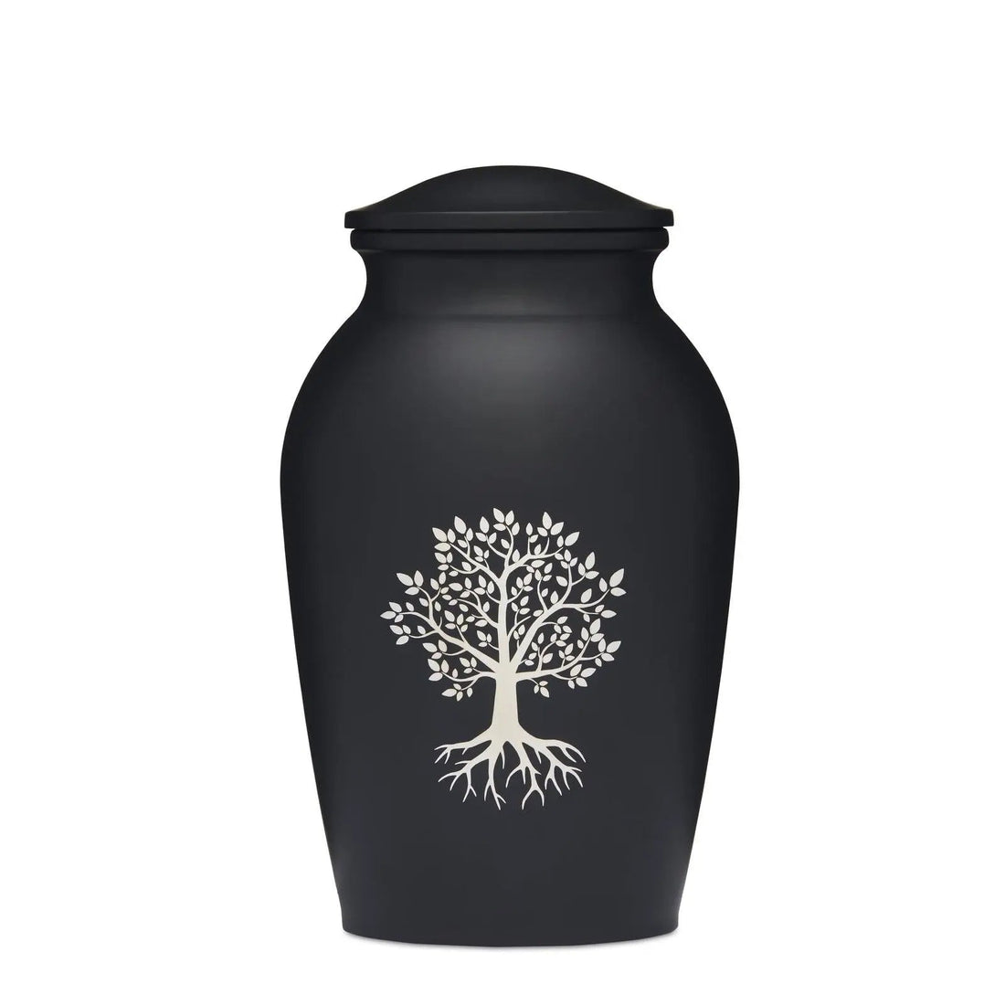 Tree of Life Alloy Black Urn: Guide to Cremation Jewellery and Memorials for Funeral Homes in the Australian - PREMIUM URNS