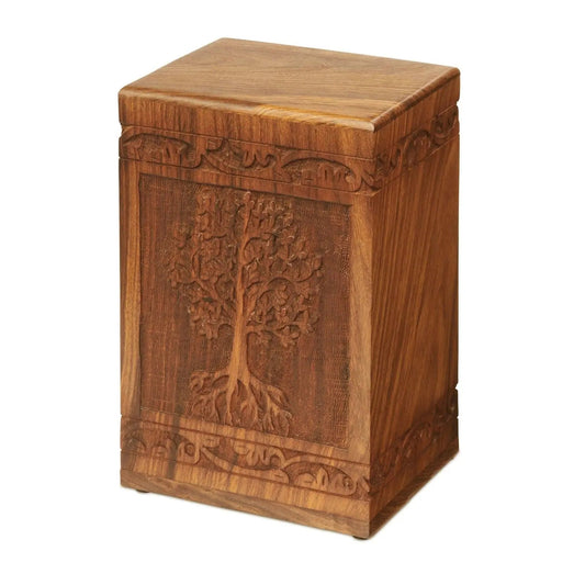 Tree Of Life Wooden Urn: Elevating Memorials Through Artful Cremation Jewellery and Thoughtful Integrations in Funeral Homes - PREMIUM URNS