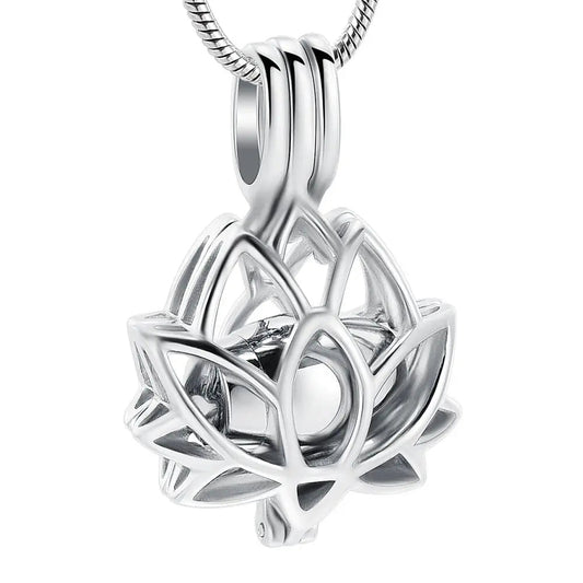Unveiling the Meaning and Elegance of the Lotus Urn Pendant Silver Tone Among Premium Urns - PREMIUM URNS