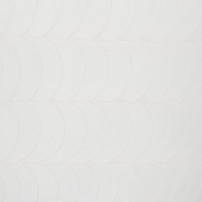 Close-up of white enamel texture on large double adult cremation urn, showcasing elegant leaf-like pattern in solid brass finish.