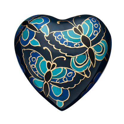 Indigo Butterfly Heart