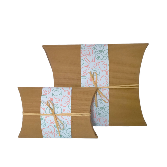 Bio Burial Urn Small for Pets - Eco-friendly and durable urns for small animals, made from biodegradable material with decorative wrap and twine.