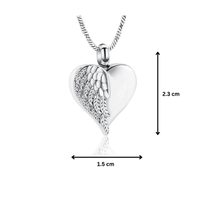 Angel Heart Pendant - PREMIUM URNS